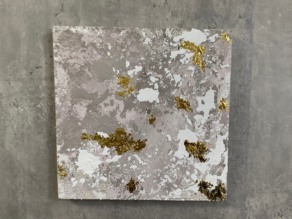 漆喰 (金箔) テクスチャーアート ウォールステッカー・ウォールデコ