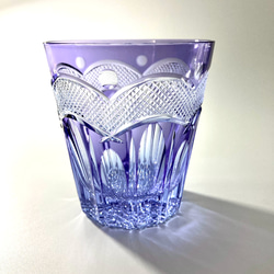 切子 の グラス 【朝】〜スミレ紫〜 2枚目の画像
