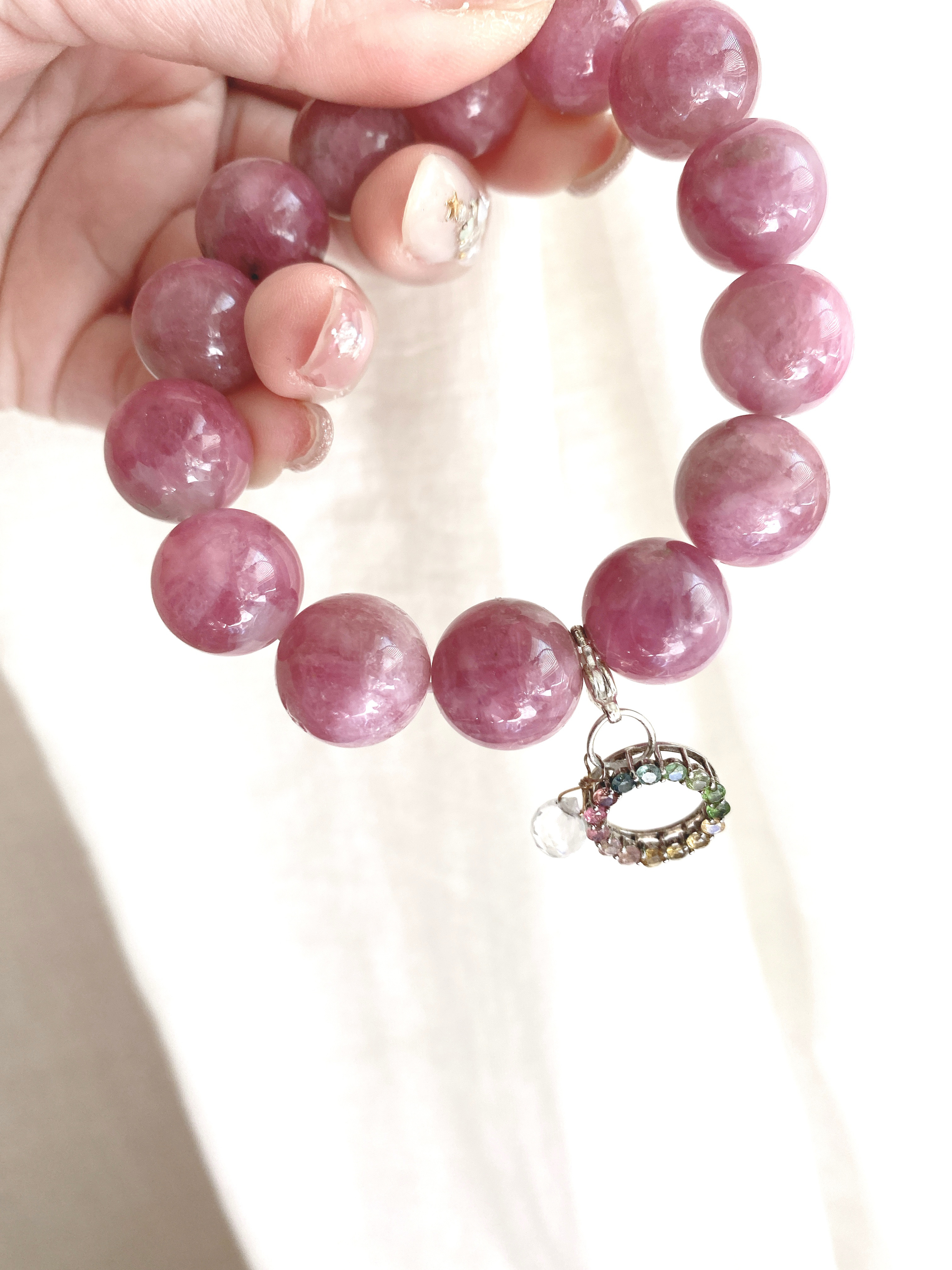 【9-53】極上ピンクトルマリンのブレスレット