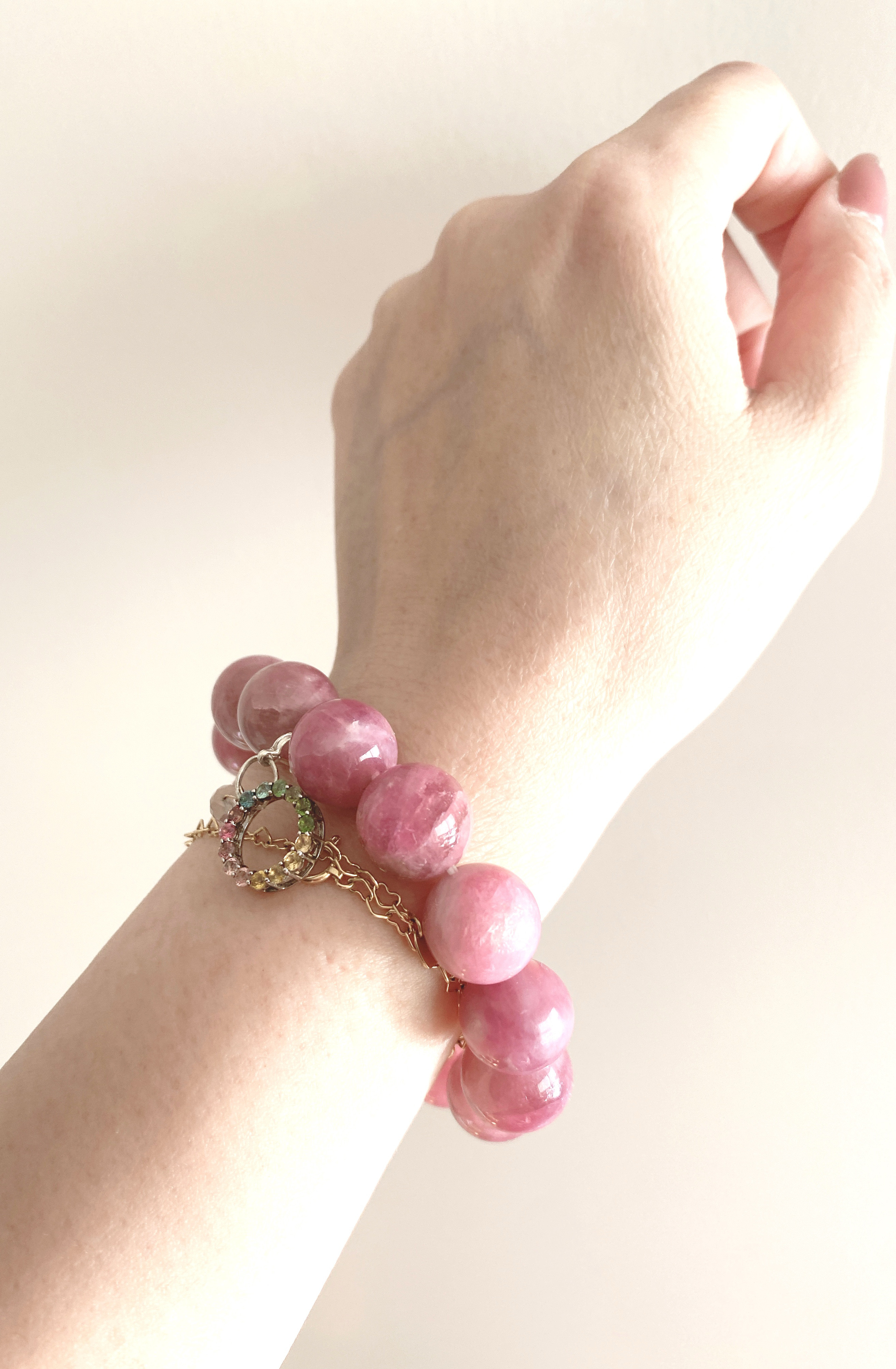 【9-53】極上ピンクトルマリンのブレスレット