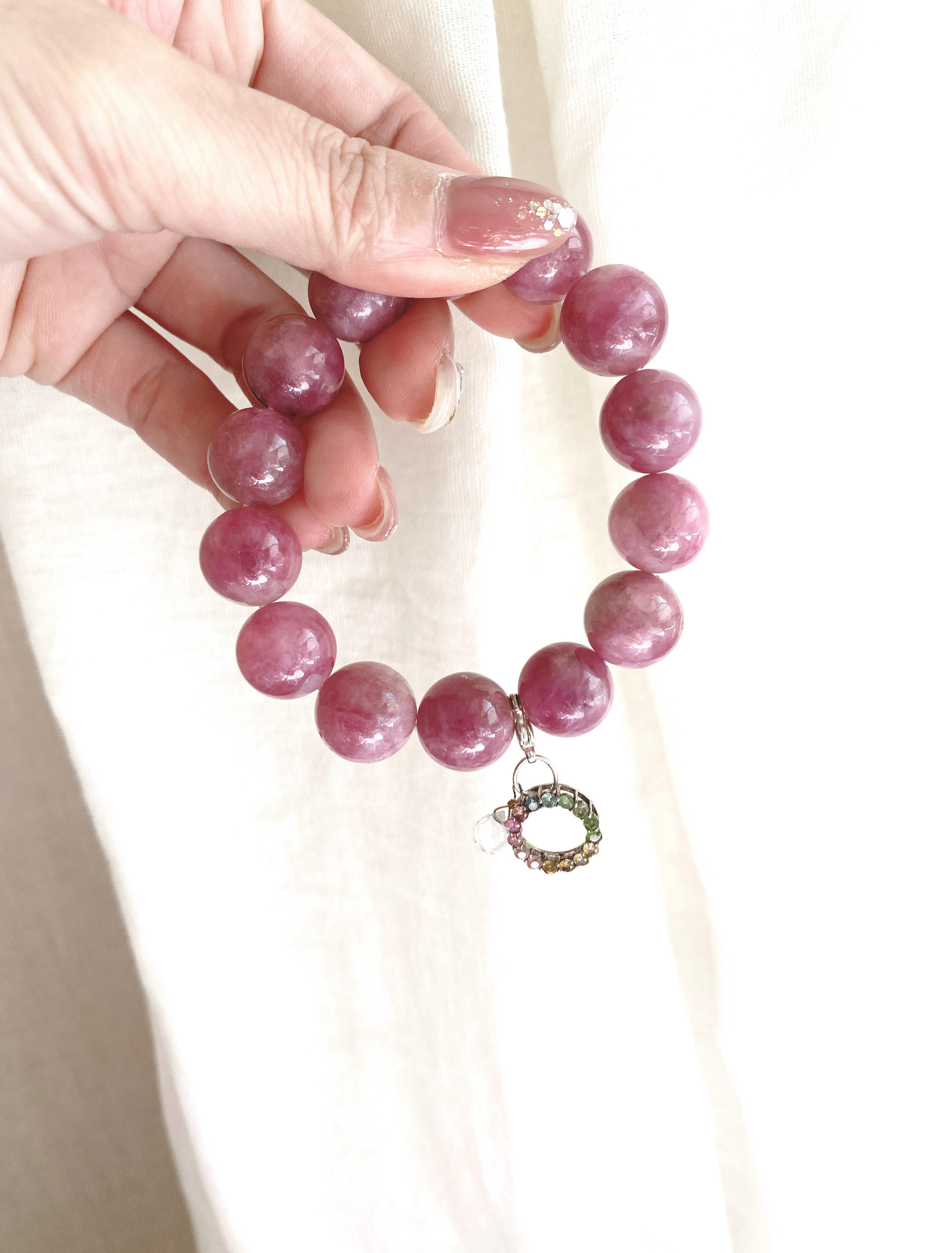 【9-53】極上ピンクトルマリンのブレスレット