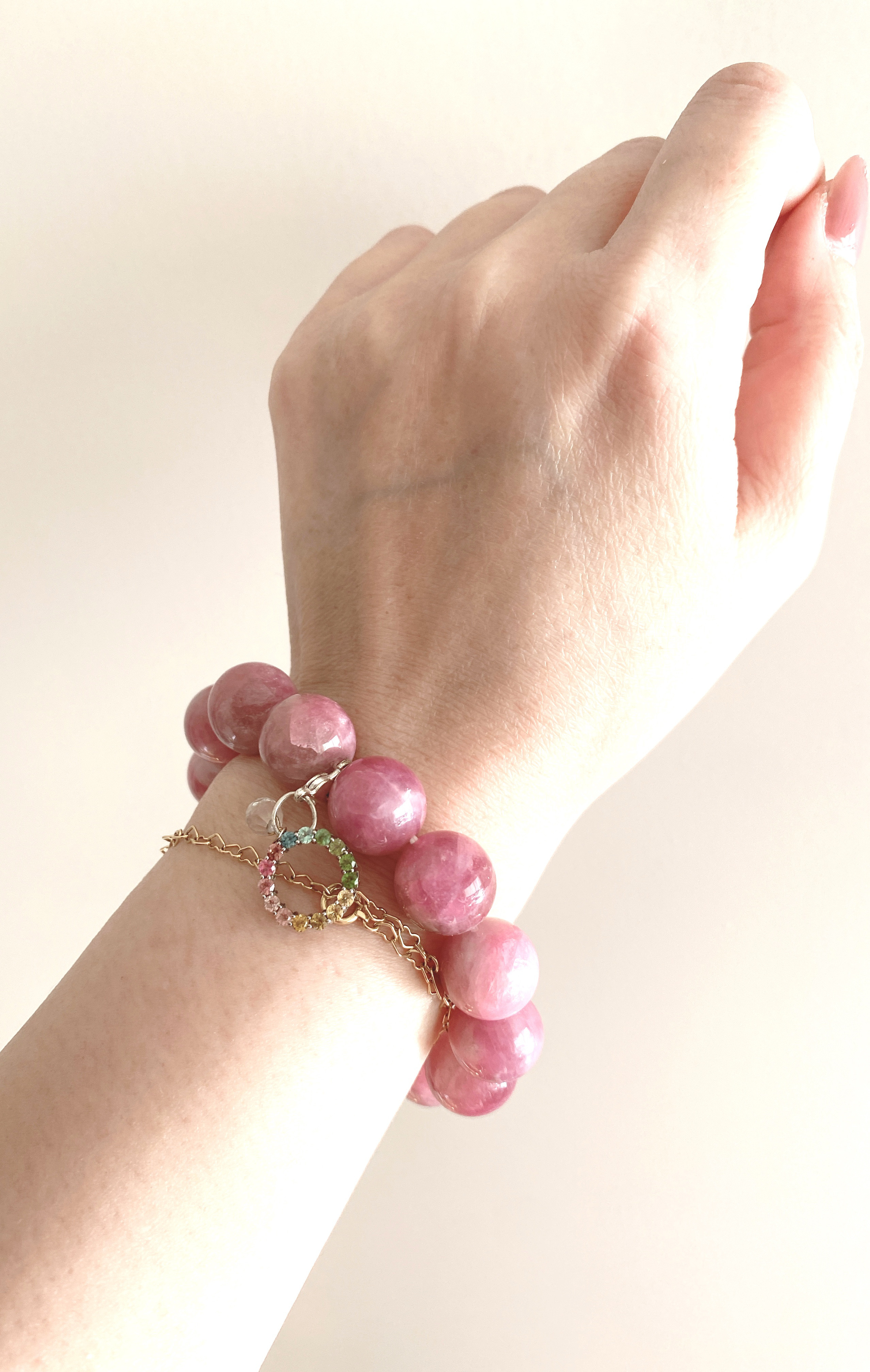 【9-53】極上ピンクトルマリンのブレスレット