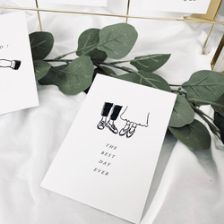 【 ポストカード 】 ウェディングイラスト 10枚 ｜ 結婚式　ウェルカムスペース 7枚目の画像