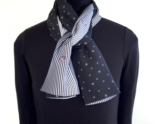 Karint♡様】@H38 羊毛 シルク 大判ストール リバーシブル ハート 訳