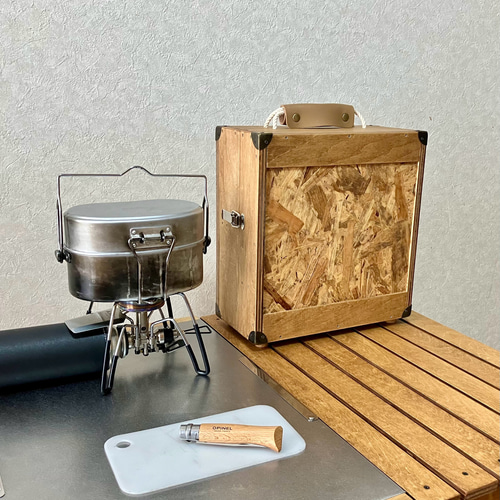 ヴィンテージスパイスボックス ◇アウトドアで料理を❗ スパイスボックス（調味料入れ