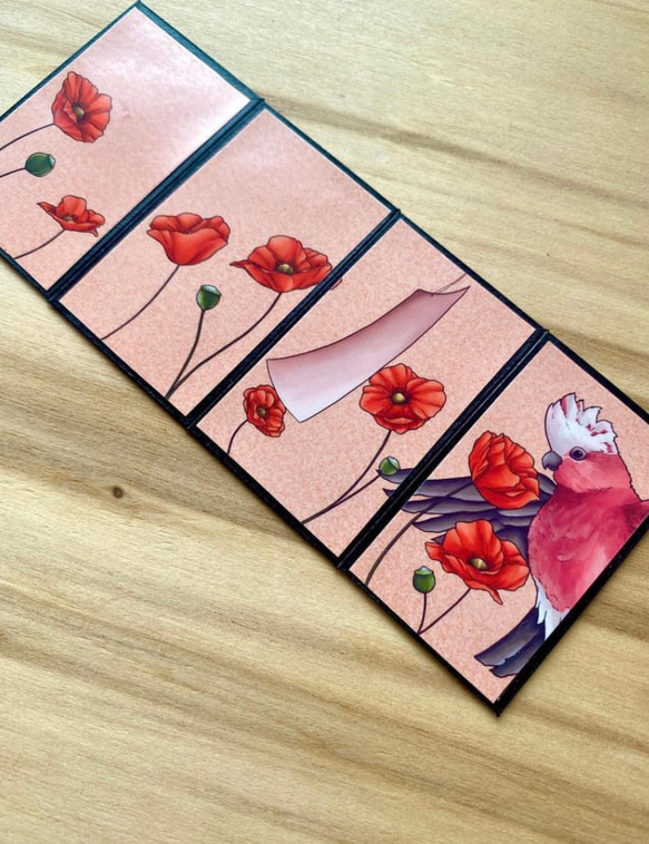 Hanafuda BonsaiGirl Cards (Australia) オーストラリア花札盆栽女子のカードセット 6枚目の画像