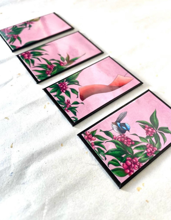 Hanafuda BonsaiGirl Cards (Australia) オーストラリア花札盆栽女子のカードセット 4枚目の画像