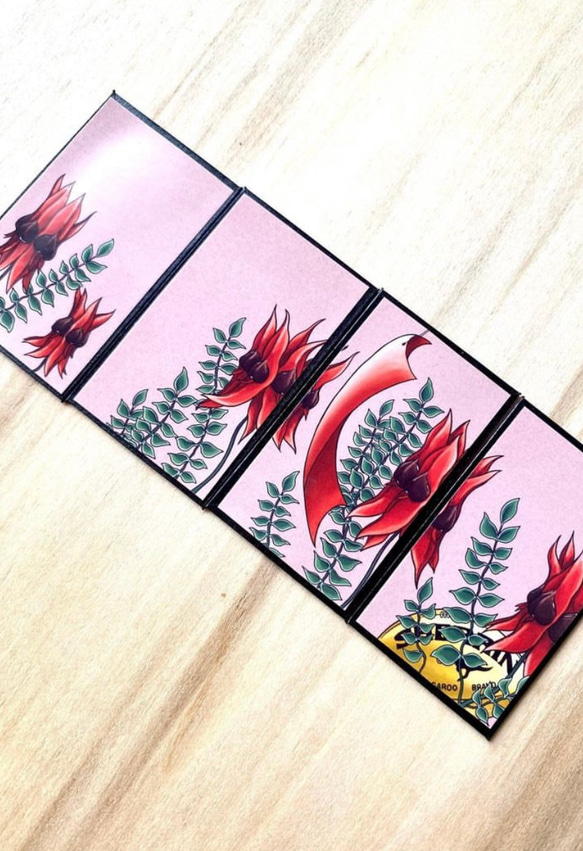 Hanafuda BonsaiGirl Cards (Australia) オーストラリア花札盆栽女子のカードセット 5枚目の画像