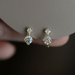 ダイヤモンド ピアス（フープ） の人気通販｜Creema(クリーマ) 国内  