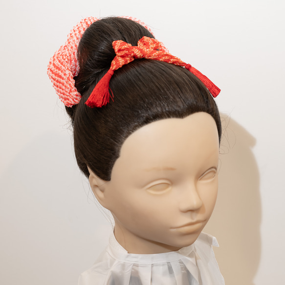 七五三 鹿の子柄 フルセット 7歳 赤 黒 kimono-cafe_ebayotumi9