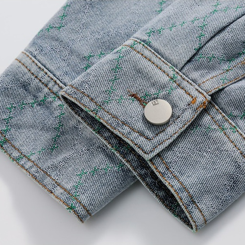 h*3様 希少 JORDAN CRAIG L相当 パッチワーク デニムジャケット Denim Zip Work Jacket (Customize)(2(MEN) Indigo/インディゴ