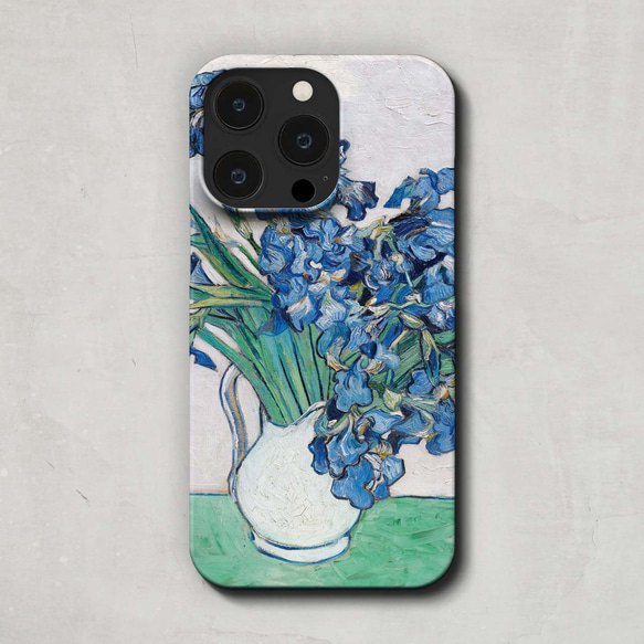 スマホケース / フィンセント ファン ゴッホ「アイリス (1890)」 iPhone 全機種対応 アート 絵画 個性的 2枚目の画像
