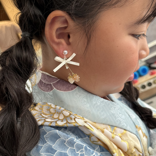 再販】キッズイヤリング kidsイヤリング イチゴ さくらんぼ いちご