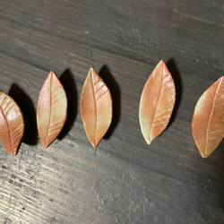 木の葉箸置き　5個セット 1枚目の画像