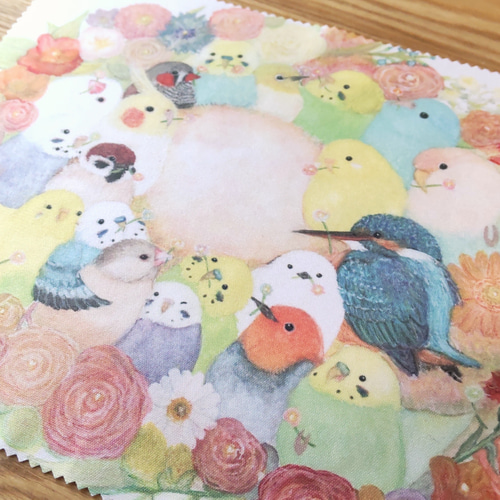 キャンバス油絵　専用　仲良く集まるカラフルかわいいインコたち キャンバス油絵 専用 仲良く集まるカラフルかわいいインコたち