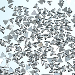 ラインストーン 3mm クリア 三角 9000粒 立体 ネイル デコ 封入