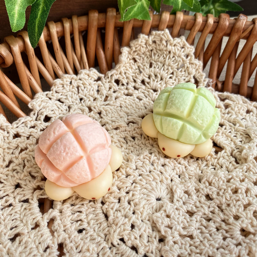 カメロンパン（緑、ピンク）のおままごとパン・マグネット おもちゃ