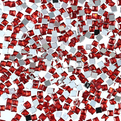 ラインストーン 2ｍｍ 赤 正方形 9000粒 スクエア ネイル デコ レジン 手芸 ハンドメイド パーツ BD3499 1枚目の画像