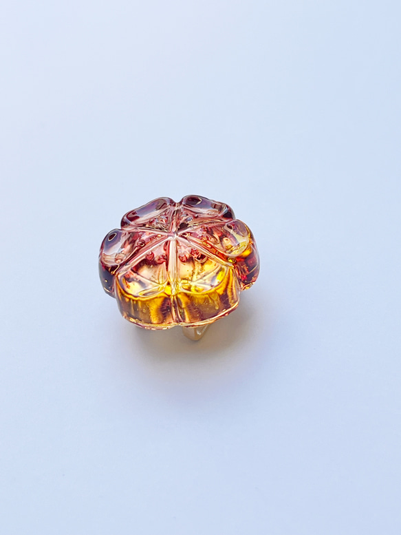 透明感の美しい　和菓子モチーフの帯留 10枚目の画像