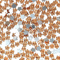ラインストーン 3ｍｍ オレンジ 花 9000粒 プラ製 レジン ネイル デコ 手芸 ハンドメイド パーツ BD3510 1枚目の画像