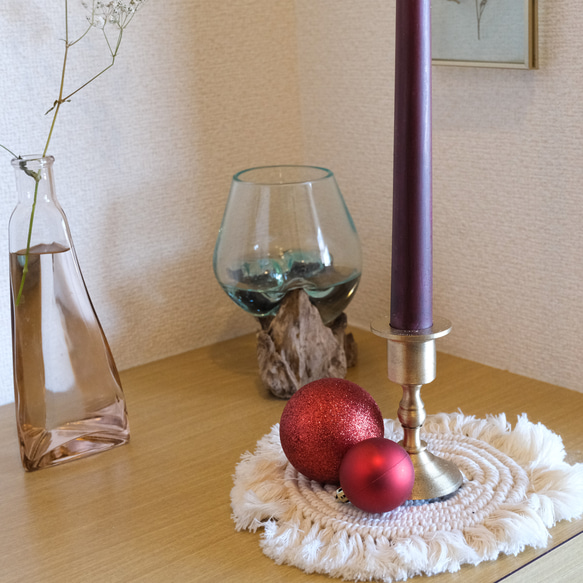 【カルイショクダイ Bタイプ】キャンドルホルダー クリスマス 蝋燭立て アンティーク ウェディング ブライダル 3枚目の画像