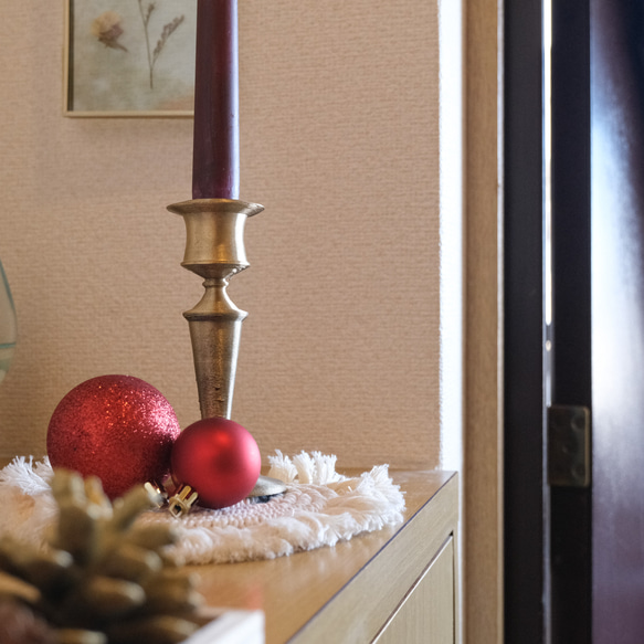【カルイショクダイ Eタイプ】キャンドルホルダー クリスマス 蝋燭立て アンティーク ウェディング ブライダル 3枚目の画像