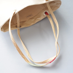 【西陣織】帯リメイクバッグ（伝統工芸/着物リメイク/着物バッグ/一点物/敬老の日） 5枚目の画像