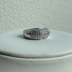 高品質令人印象深刻的 CVD 鑽石 [JC9d] 永恆戒指 PT900 第5張的照片