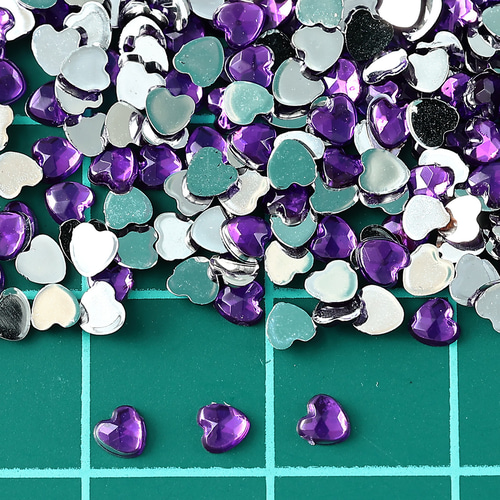 10号強) Rainbow moonstone heart ring レインボームーン