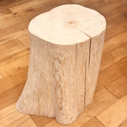 Hinoki  Wood  Stool No.517 2枚目の画像