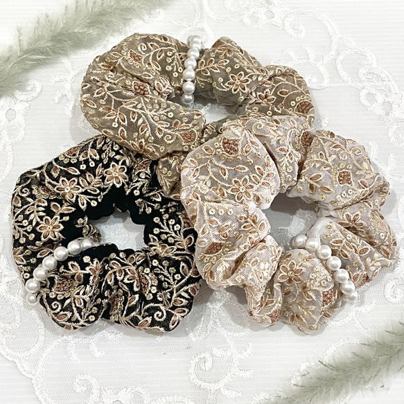 インド刺繍リボン シュシュ シュシュ ari._.ruban 通販 17000852