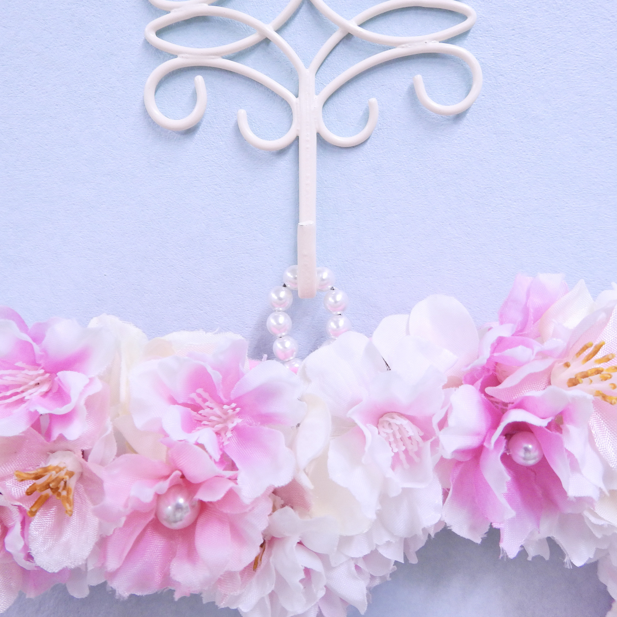 再販＊満開の桜 ハートリース♡ (お雛様・ひなまつり・ひな人形・出産祝い)＊抗ウイルス光触媒加工付き