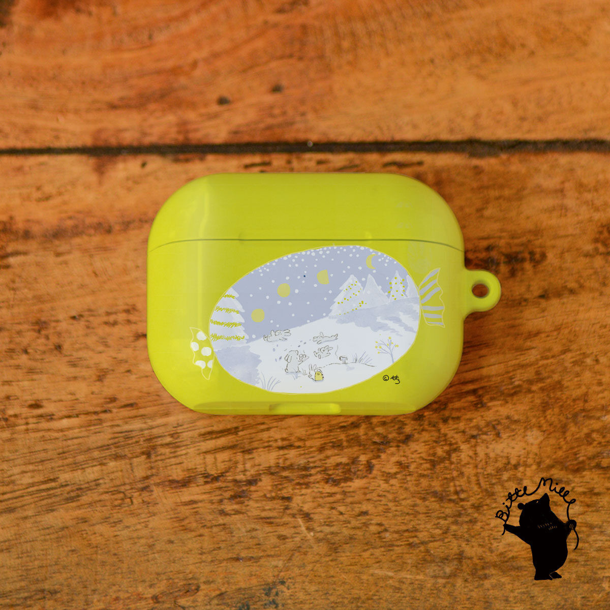 ウサギのAirPodsケース airpods Pro AirPods3 AirPods2 Airpods1＊名入れ可