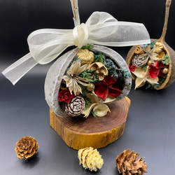 木の実デコのガーランド クリスマスオーナメントにも ナチュラル