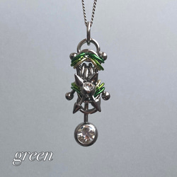 pendulum clock necklace 3枚目の画像