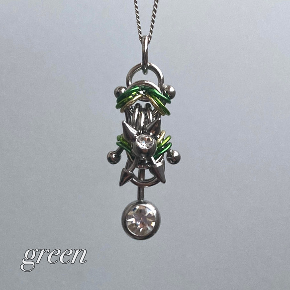 pendulum clock necklace 3枚目の画像