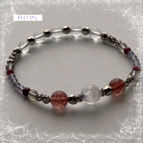 トルマリン 子豚ちゃん ブレスレット 8.8mm ブレスレット 天然石屋  