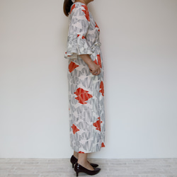 KIMONO Wrapped Dress&#39;n Coat - 獨一無二的 2 向禮服外套，由和服製成！ 第8張的照片