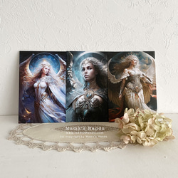 中世紀天使 Pleiades Lemuria 藝術 3 件套明信片明信片套裝♪ 第7張的照片