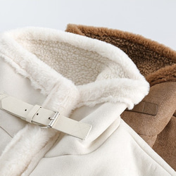 冬のレトロで高級感のある子羊の毛皮のコート綿服のロングコート  20.-1317 17枚目の画像
