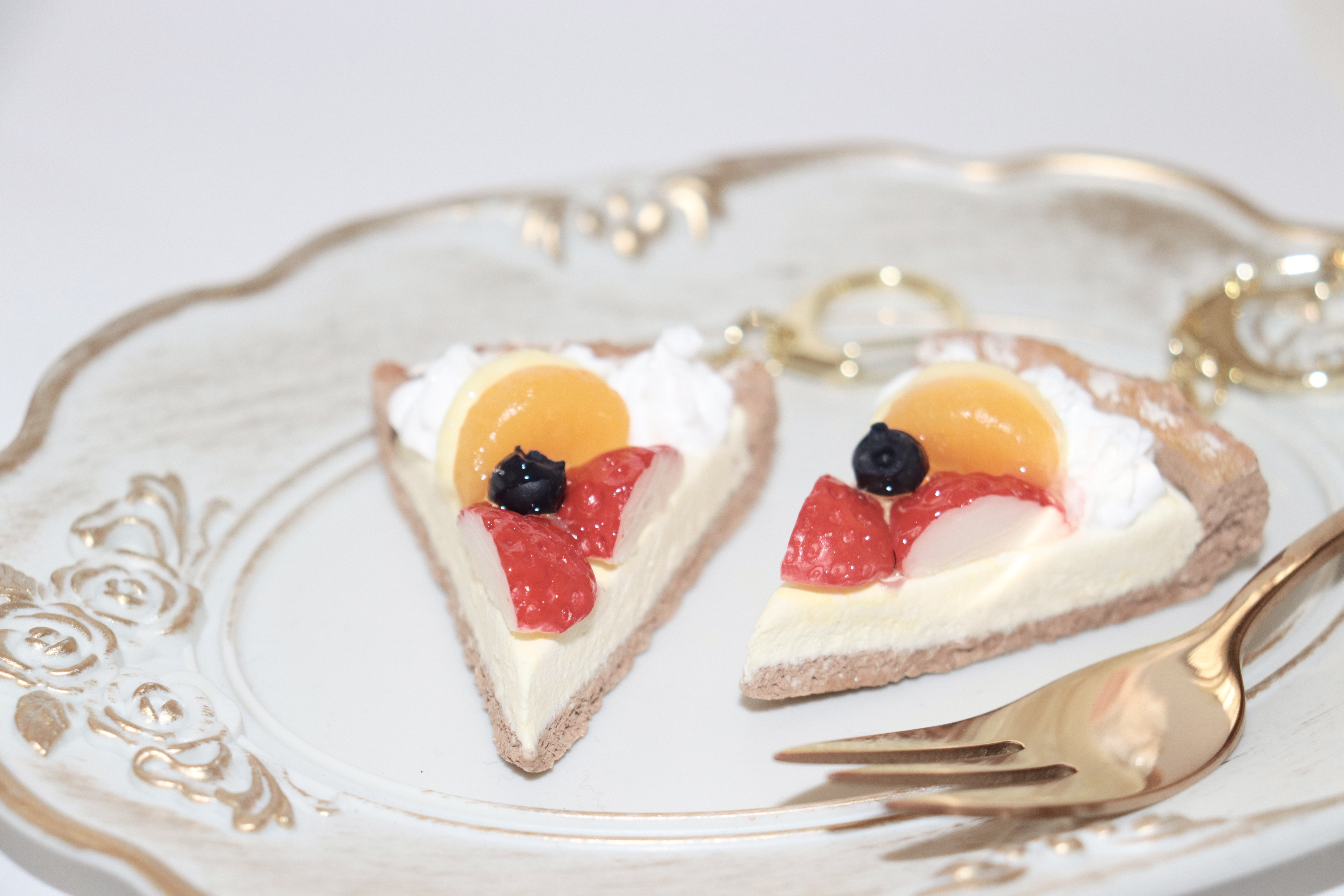 フルーツタルト♡キーホルダー フェイクスイーツ キーホルダー