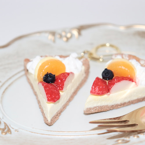 みかんのタルトフェイクスイーツバッグチャーム