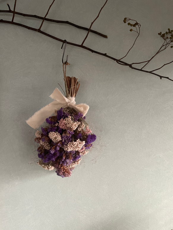 dried flower mini swag 2枚目の画像