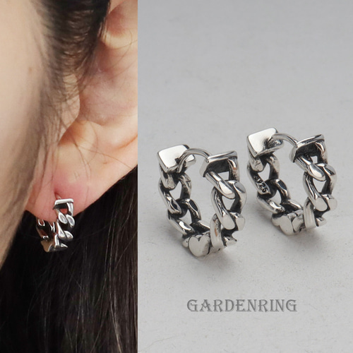 SILVER925 ピアス シルバー フープ 両耳（セール】シルバー925