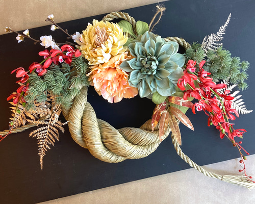 超豪華！豪華絢爛♡最高峰のお正月リース♡造花リース♡超特大サイズ♡お正月飾り d051b243e34a49c29c0baa563024da