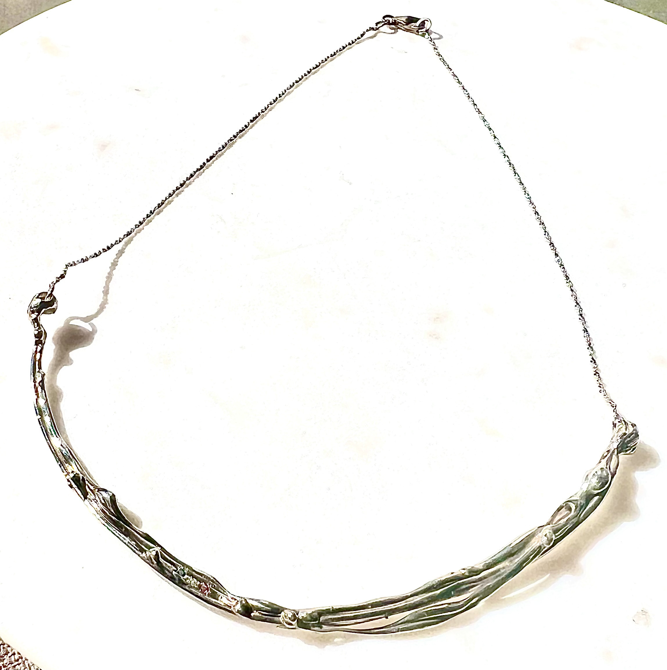 Splush_ネックレス　3 ストーン / Necklace 3 stones