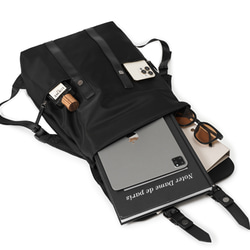 通勤通学 旅行用 大容量 2wayシンプルなリュックバッグ肩掛け シンプル  ハンドバッグ   オックスフォード布 3枚目の画像