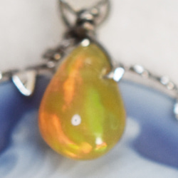 ж天然石ストーンカメオデザインネックレス46㎝　11 3枚目の画像