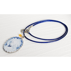 ж天然石ストーンカメオデザインネックレス46㎝　11 6枚目の画像