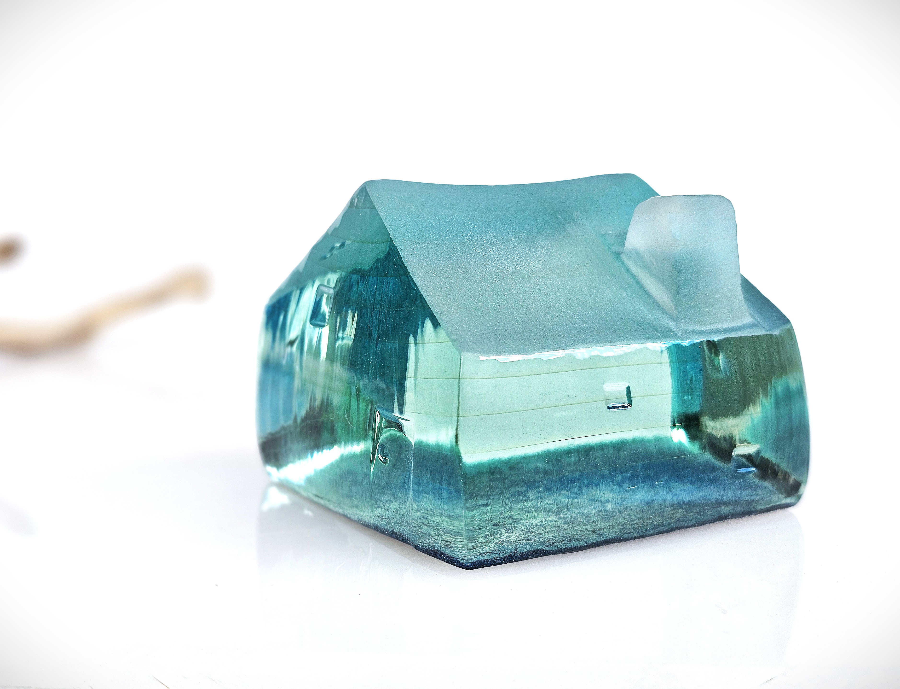 ガラスの家　置物　インテリア　銀澄マリン